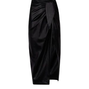 Boa. Vegan leather midi skirt